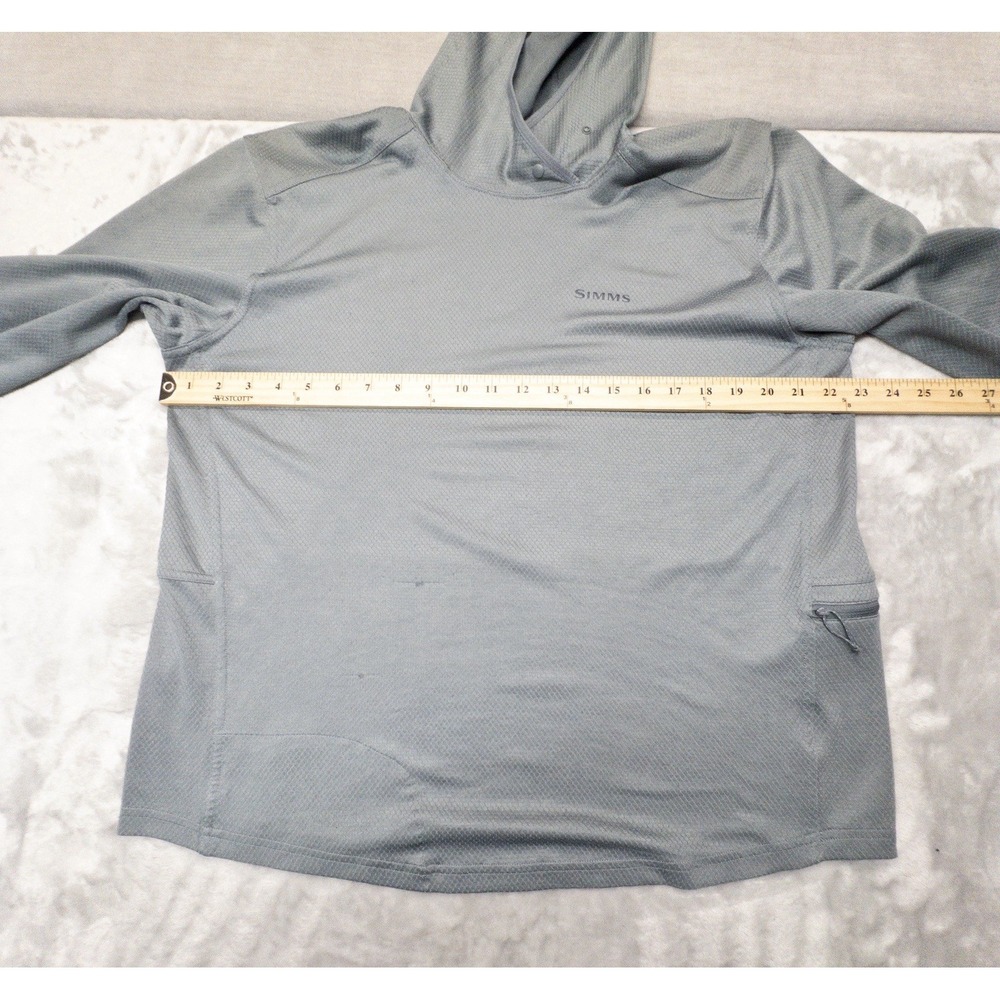 Simms Fishing Solar Flex Hoodie Womens‎ XL Gorpcore Outdoors Camping Lake *Read* - Picture 3 of 6